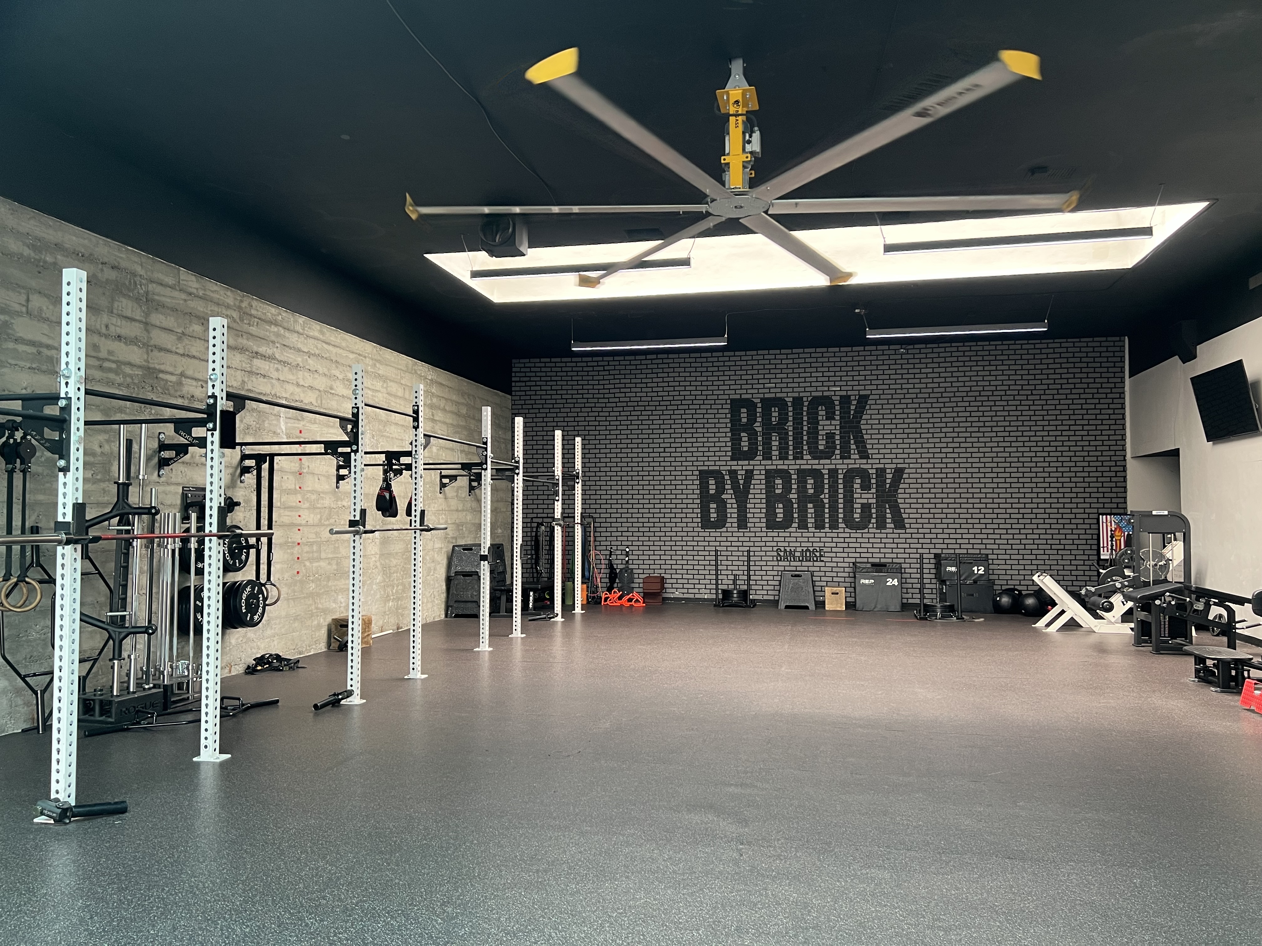 Brick House Fitness open floor