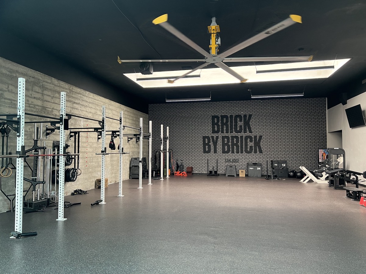 Brick House Fitness open floor